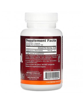 Jarrow Formulas, инозитол, 750 мг, 100 вегетарианских капсул